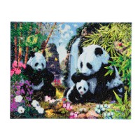 Crystal Art Bild "Panda Valley" 40x50 cm