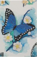 Crystal Art Karte "Blue Butterfly" 10x15 cm