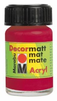 Decormatt Acryl 15 ml im Glas karminrot