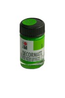Decormatt Acryl 15 ml im Glas gelbgrün