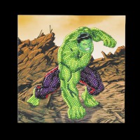 Crystal Art Karte Marvel "Hulk" 18x18 cm