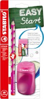 Ergonomischer Dreikant-Bleistift STABILO® EASYgraph Schul-Set, pink