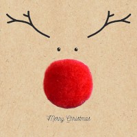 Serviette Weihnachten "Big red Nose" By Nature 33 x 33 cm 20er Packung