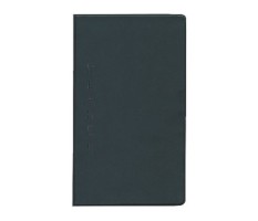 Taschenplaner 530-1020, 1Monat/2Seiten, 32 Seiten, Kunststoff, schwarz, 95x160mm