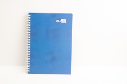 Buchkalender Futura 2 für 2022 blau